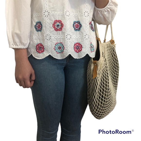 Jack Gommes Netted Shopping Bag/Tote/Large - Picture 5 of 12